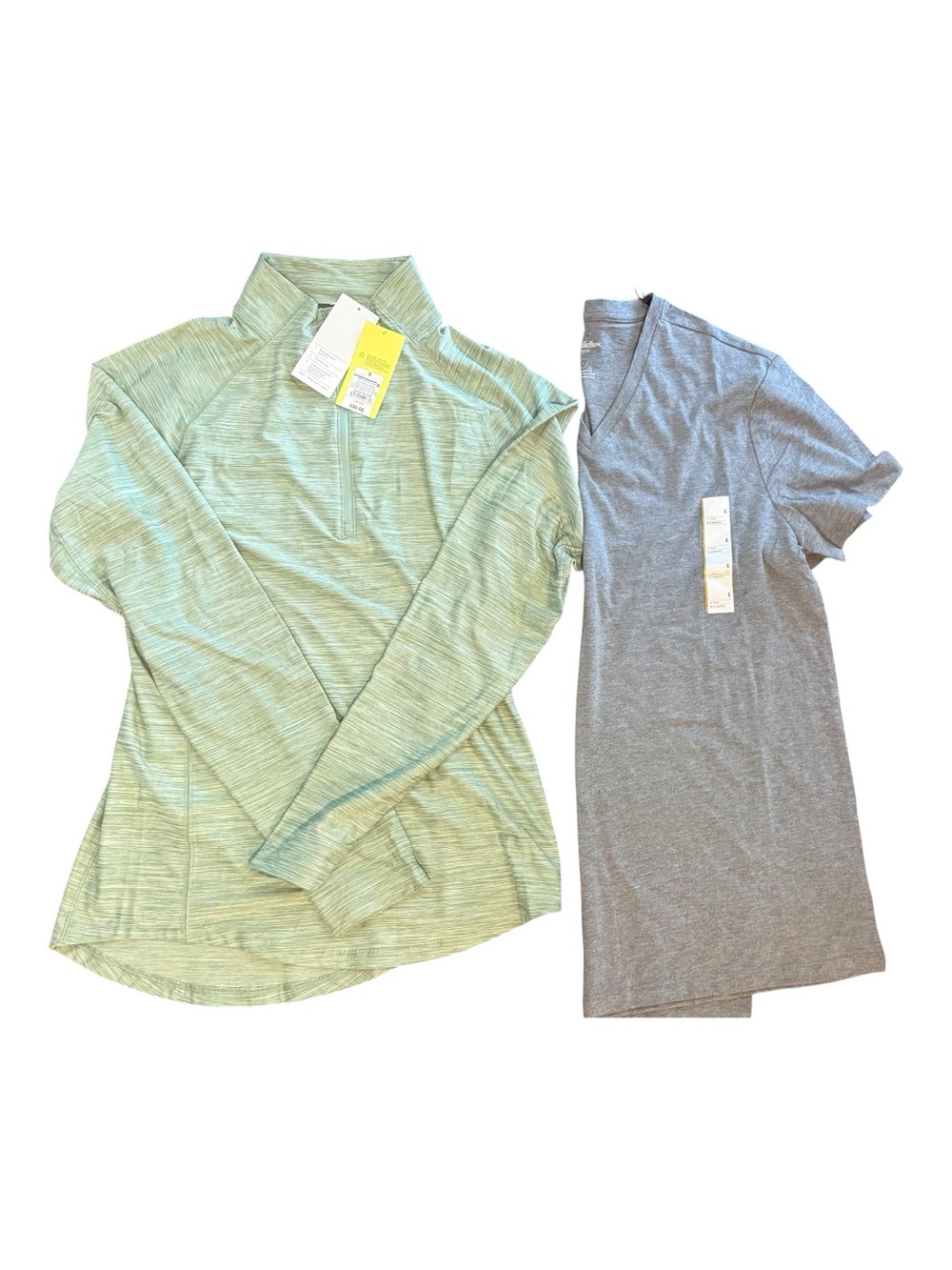 NWT Men’s Small Bundle – Active 1/4 Zip + V-Neck Tee